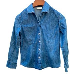 Chico’s Denim Shirt 0 XS